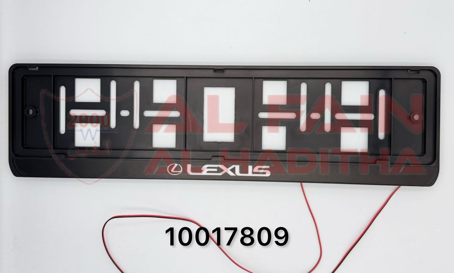 Lexus LED Number Plate Holder Frame 10017809