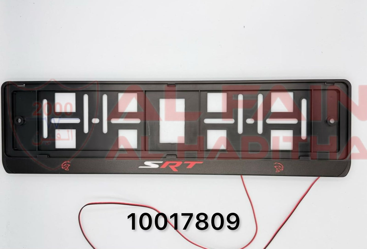 Dodge SRT LED Number Plate Holder Frame