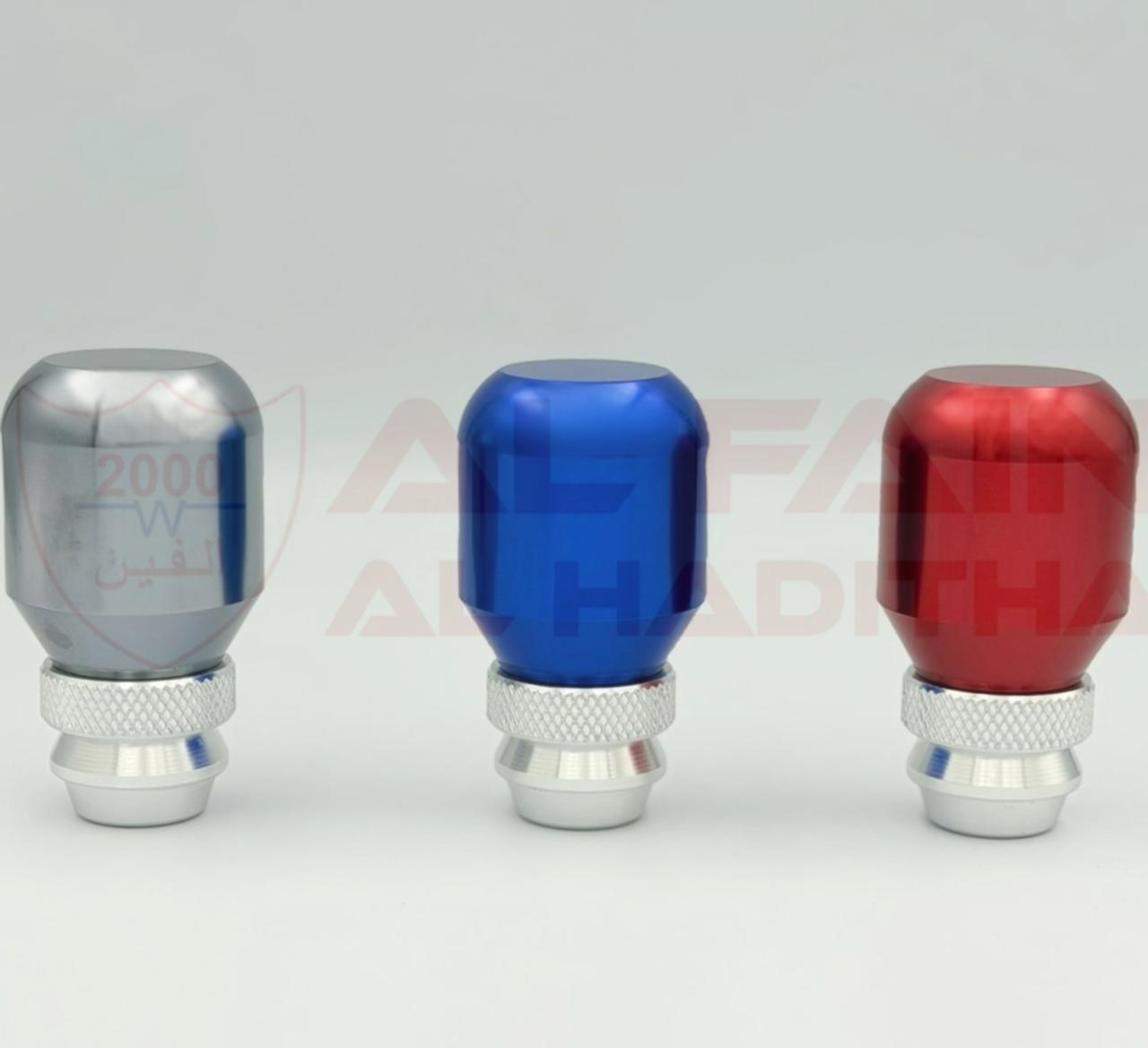 Universal 5-Speed Gear Knob Blue Aluminum