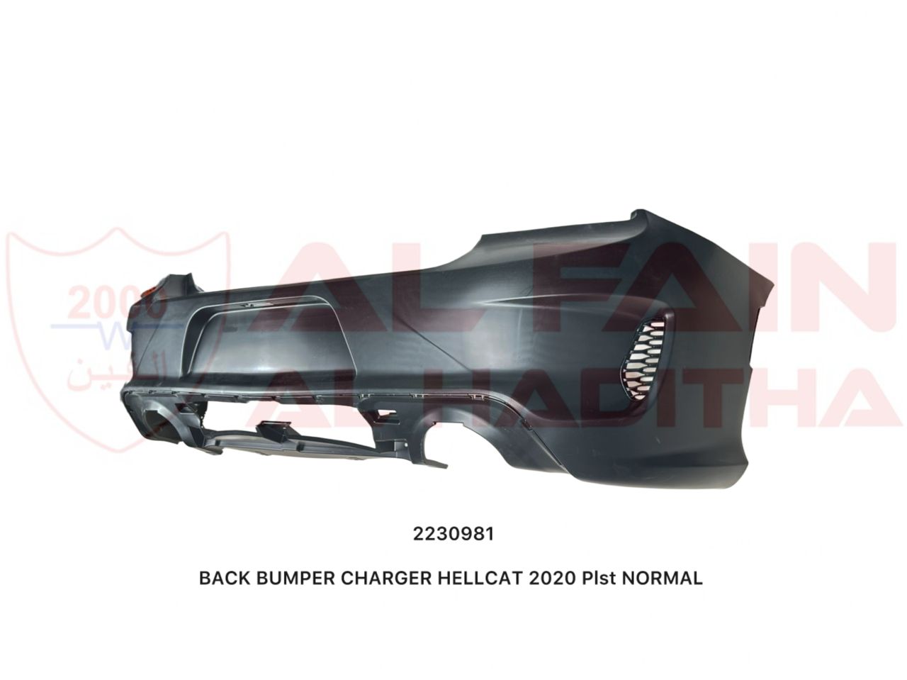 Dodge Charger Hellcat Rear Bumper 2020 ABS Plastic
