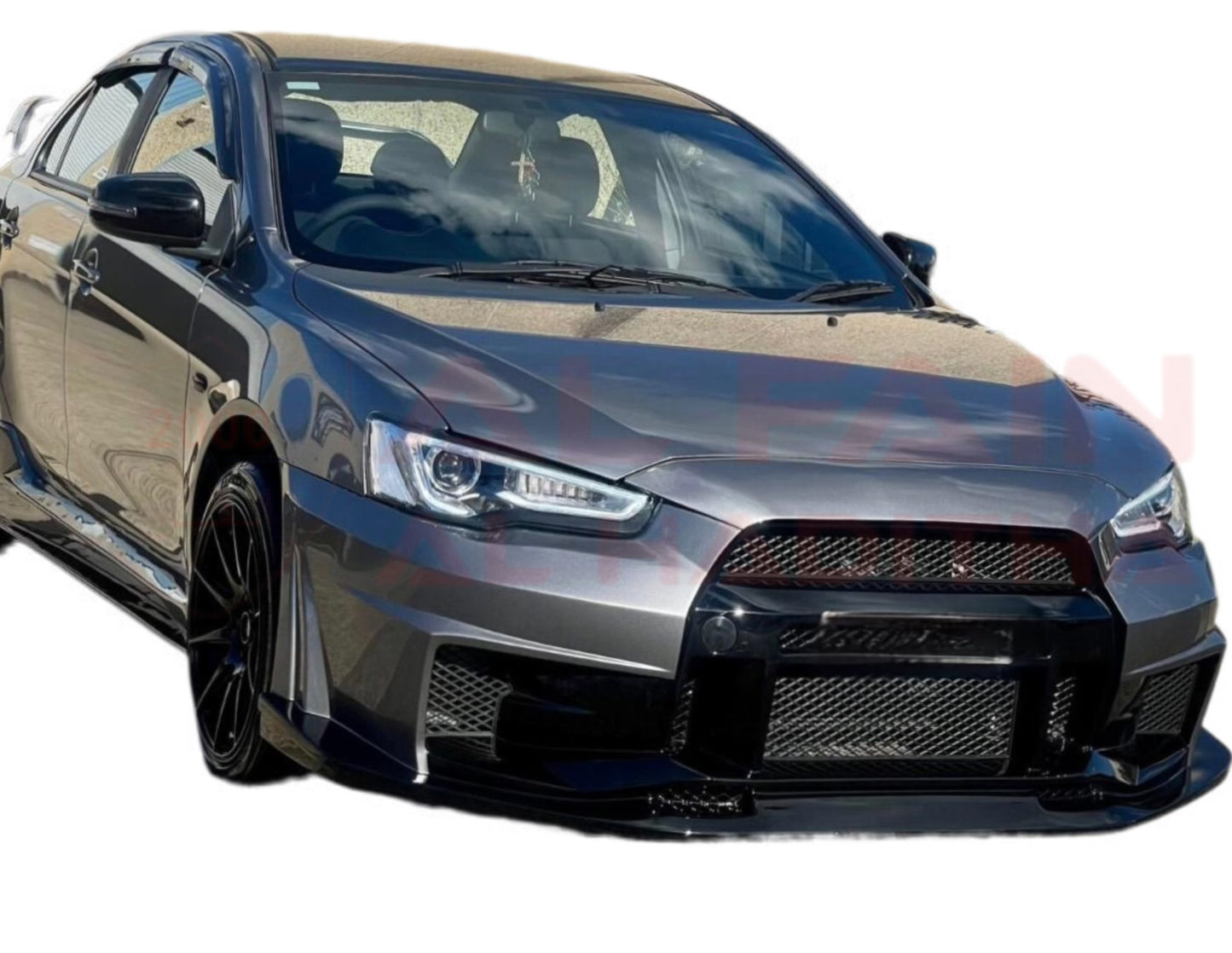 Mitsubishi Lancer Varis Front Bumper 2015 ABS Plastic Pist with LED