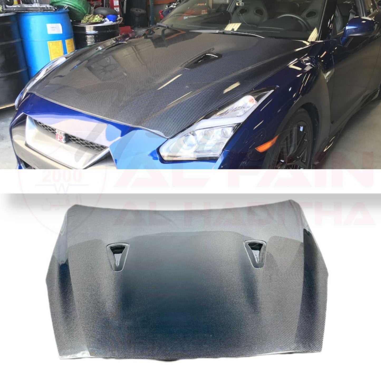 Nissan GTR R35 Carbon Fiber OEM Style Bonnet 2009-2023 10016479