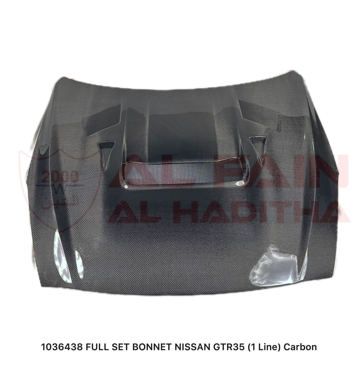 Nissan GT-R R35 Carbon Fiber Hood 1-Line Design