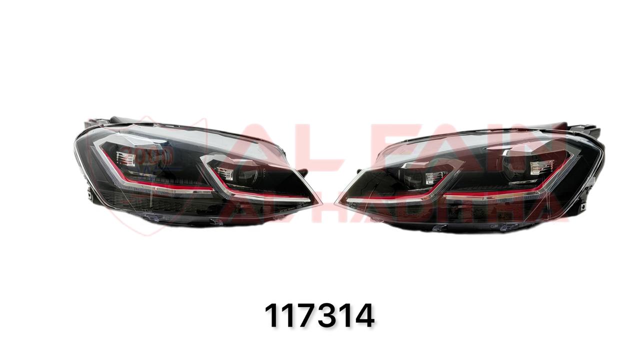 Volkswagen Golf MK7 2010-2014 Red Line Head Lamp YHA-G7-8125