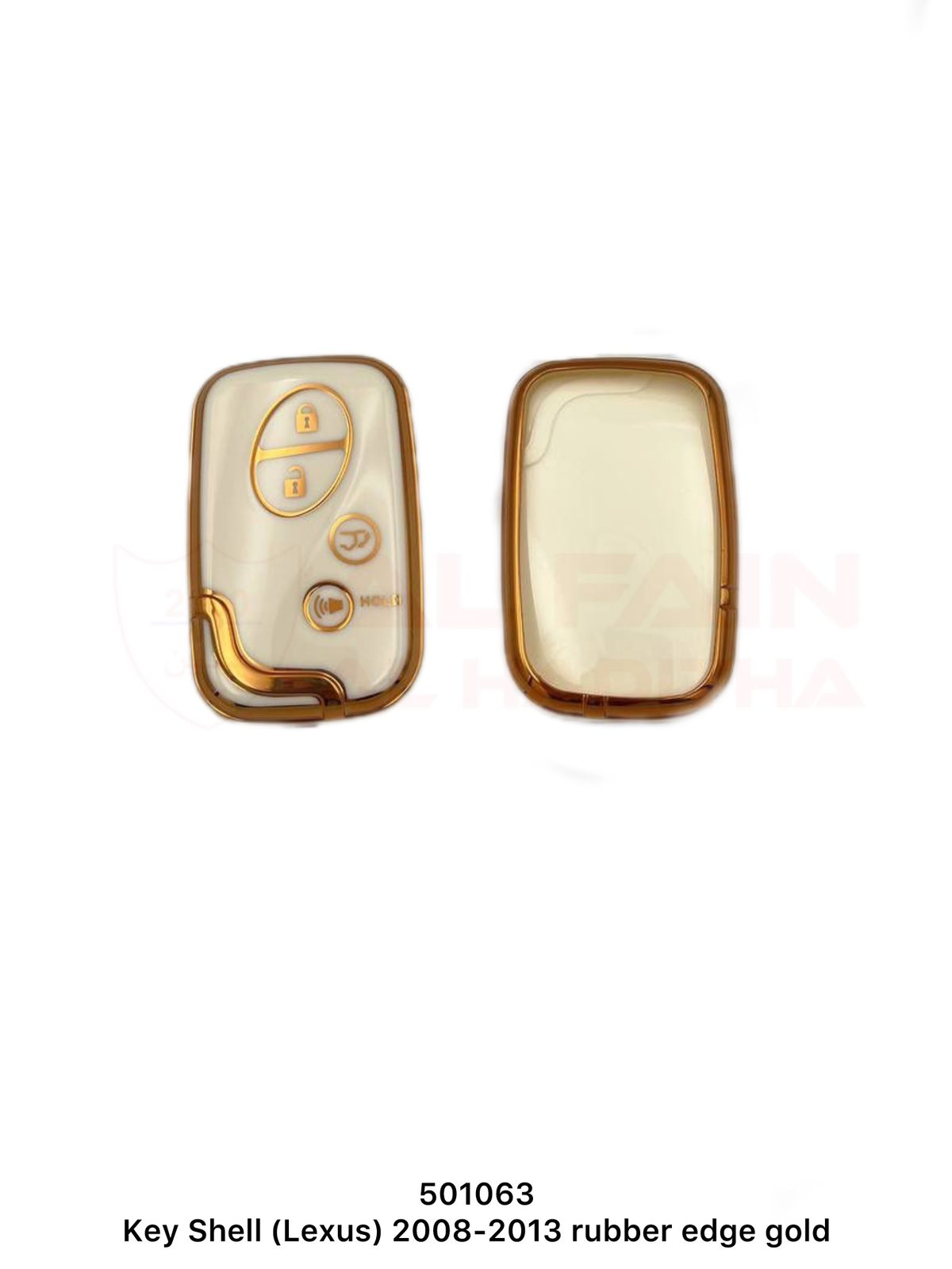 Lexus Key Shell 2008-2013 Rubber Edge Gold 501063