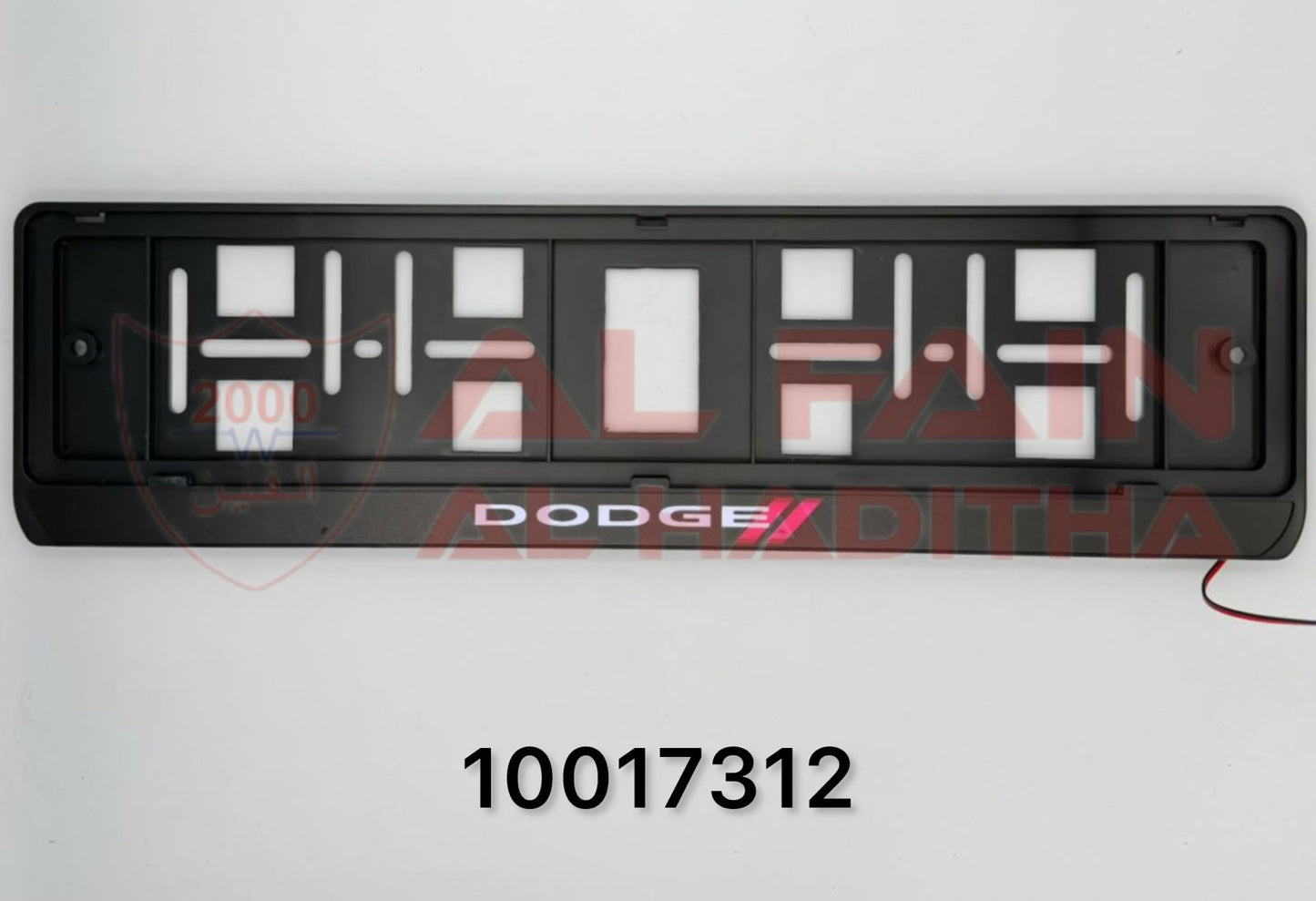 Universal LED Number Plate Holder Frame For Dodge