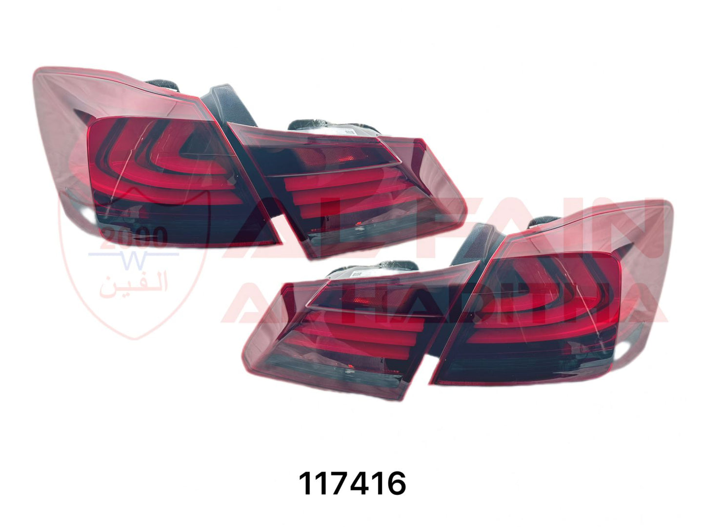 Honda Accord 2014 Tail Lamp Red Smoke 117416