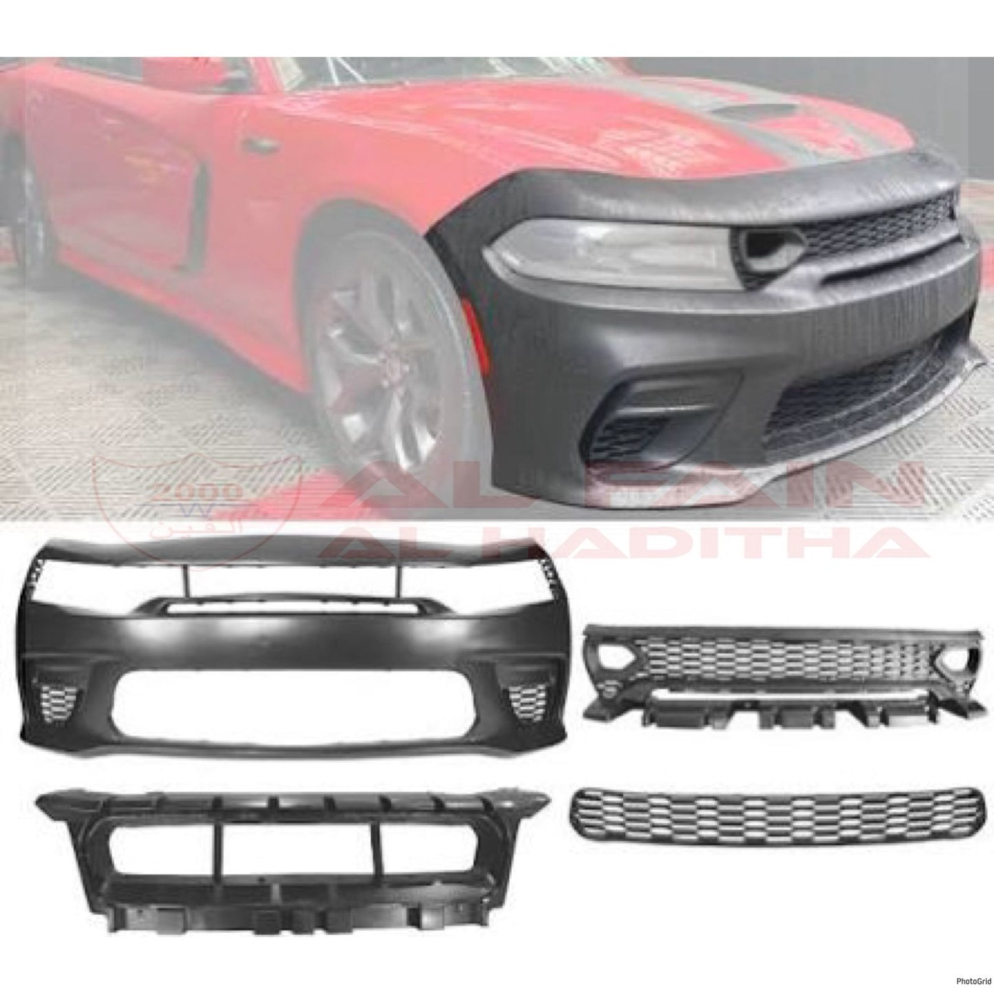 Dodge Charger 2015-2023 SRT Widebody Front Bumper ABS Polypropylene