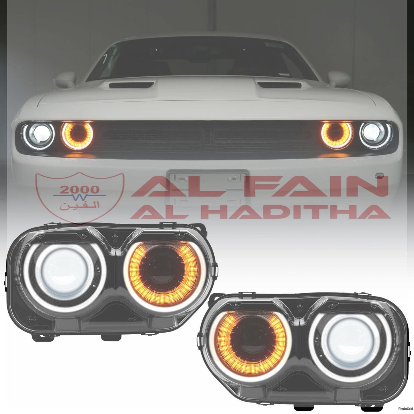 Dodge Challenger 2015+ Head Lamp OEM Style