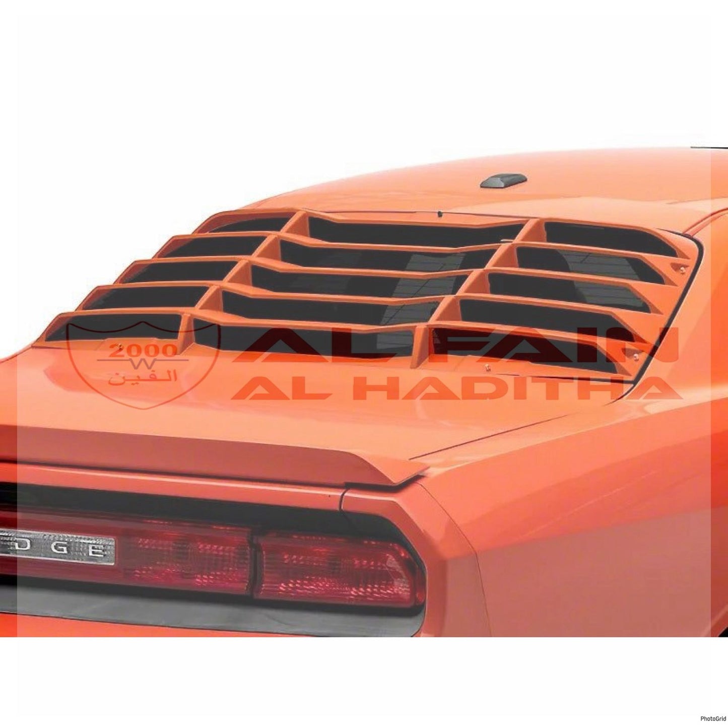 Dodge Challenger Rear Window Air Outlet PFT Style ABS Plastic