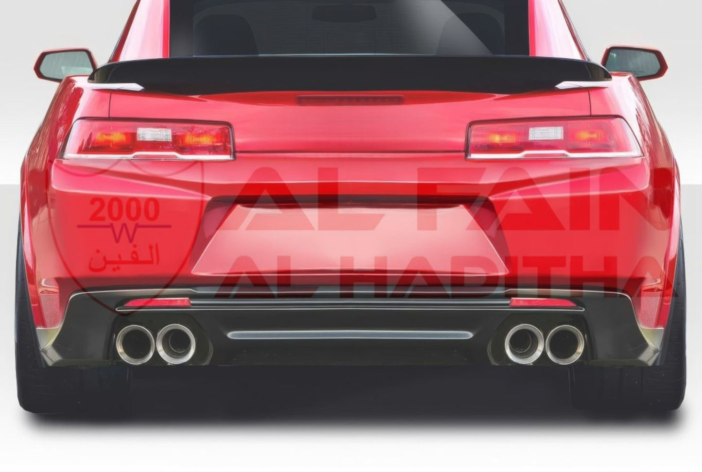 Chevrolet Camaro Rear Bumper With Diffuser 2014-2015 Design 2016