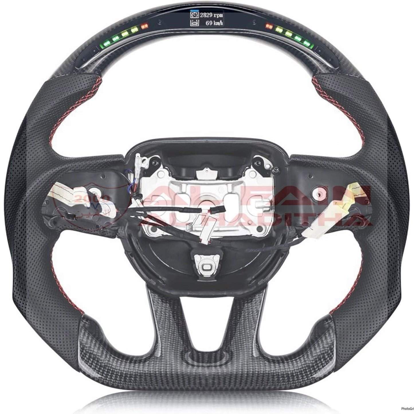 Dodge Charger Challenger 2015-2023 Carbon Fiber Look Steering Wheel