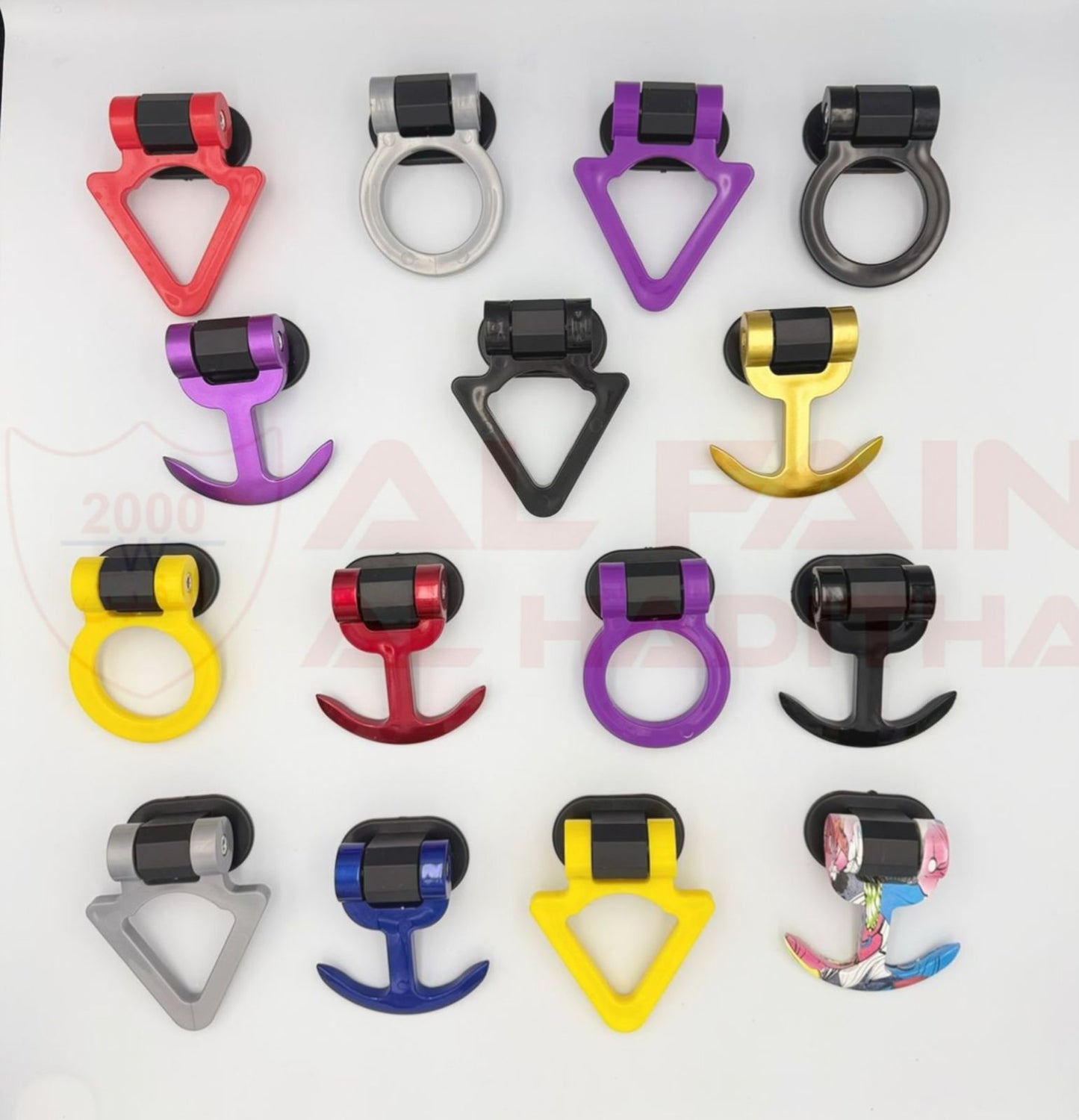 Universal Dummy Towing Hook Triangle Purple 072223