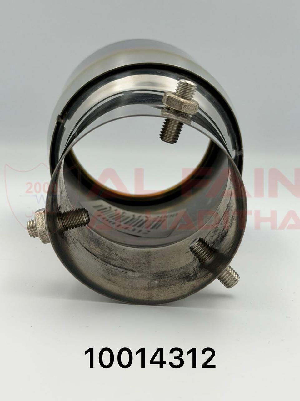 Universal Car Muffler M7032 HKS Blue Single Stainless Steel