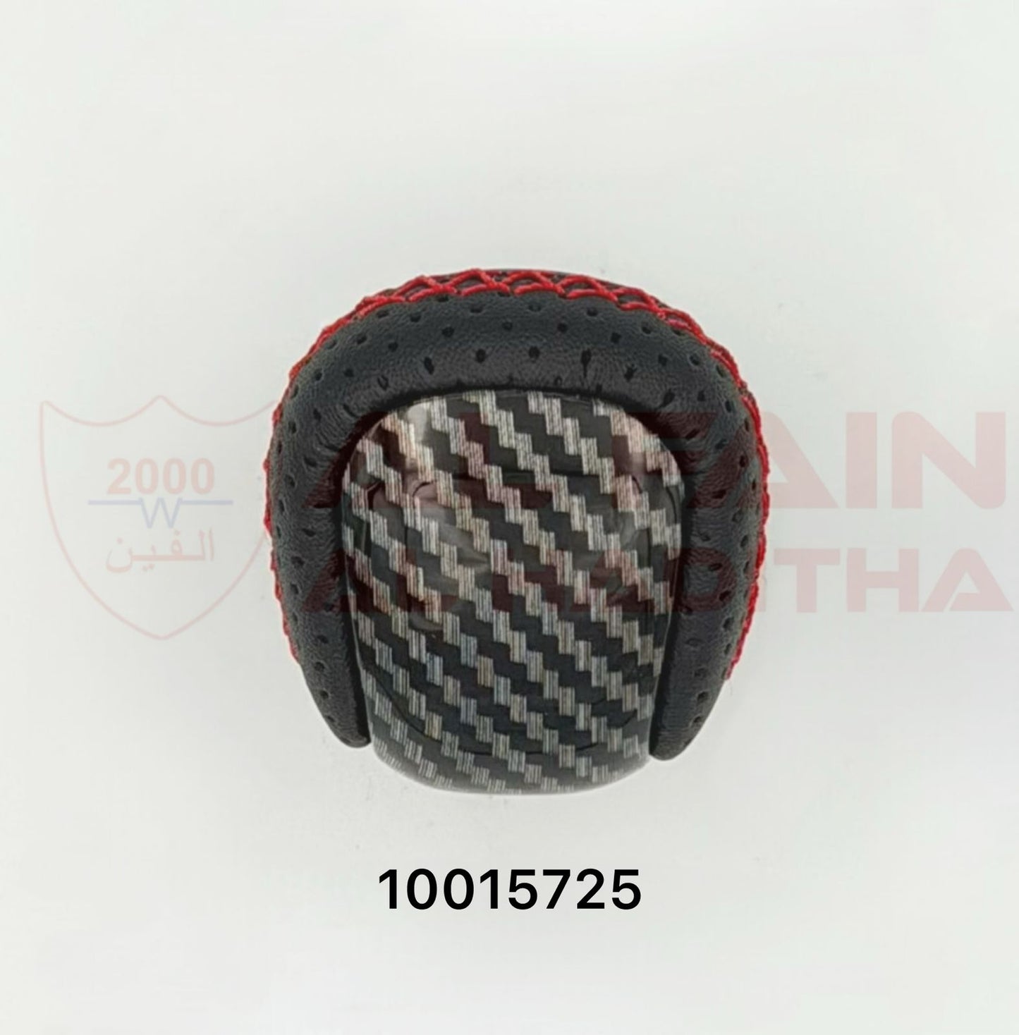 Lexus Gear Knob Black Carbon Fiber Red Stitching 10015725