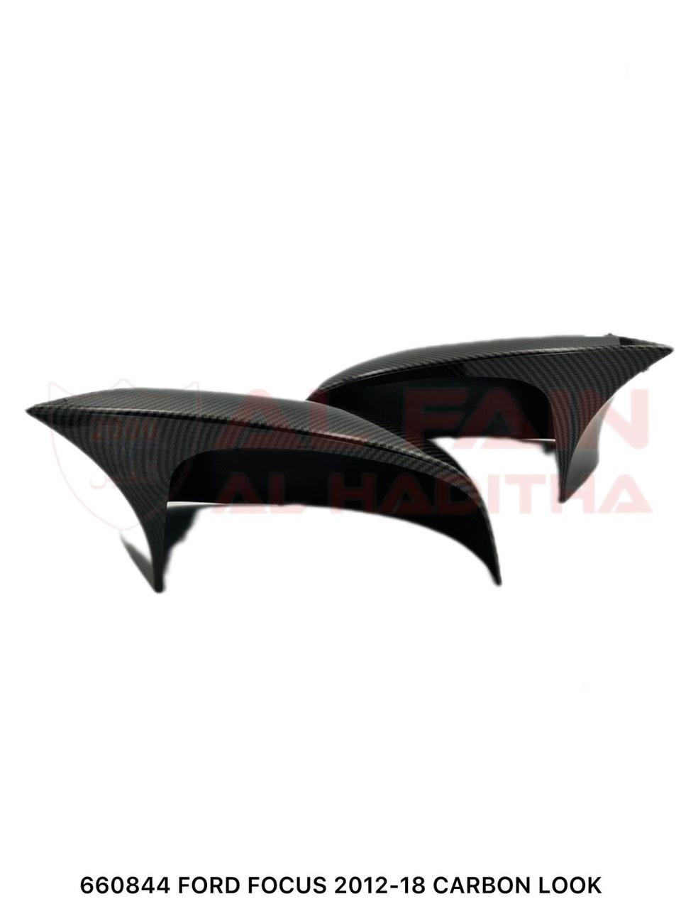 Ford Focus Mirror Cover 2012-2018 Carbon Look Plastic