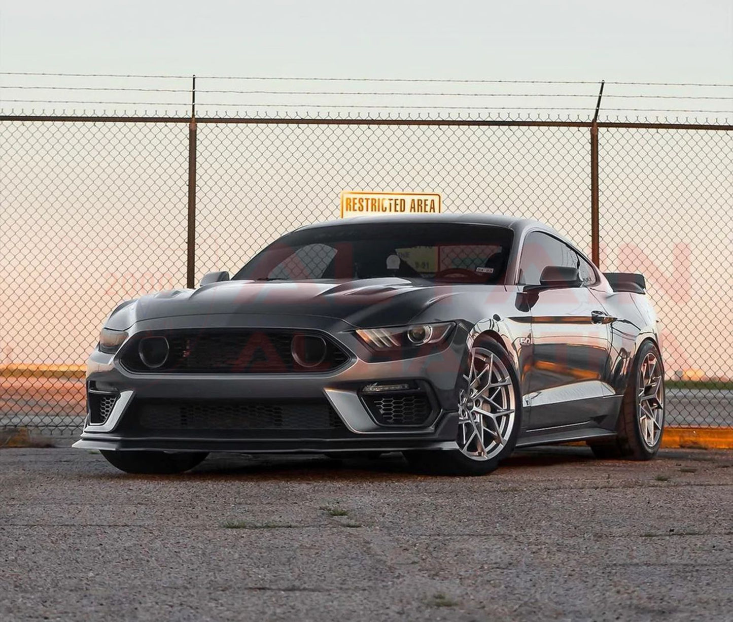 Ford Mustang Mach 1 Front Bumper 2015-2017 ABS Plastic LED Grill 10014795