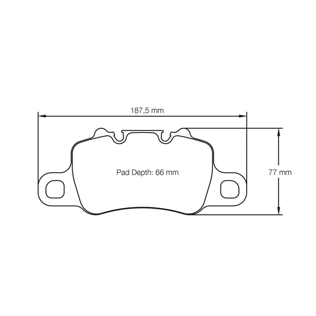 Pagid 4925-RSL1 Rear Brake Pads