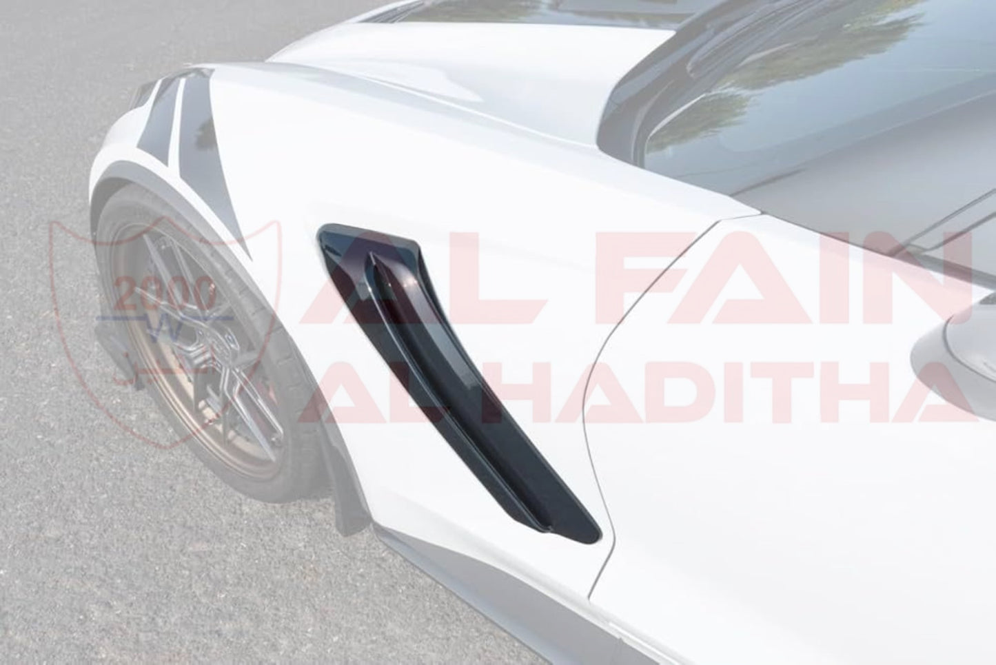 Chevrolet Corvette C7 ZR1 Design Fender Scoop 2014-2019 ABS Plastic