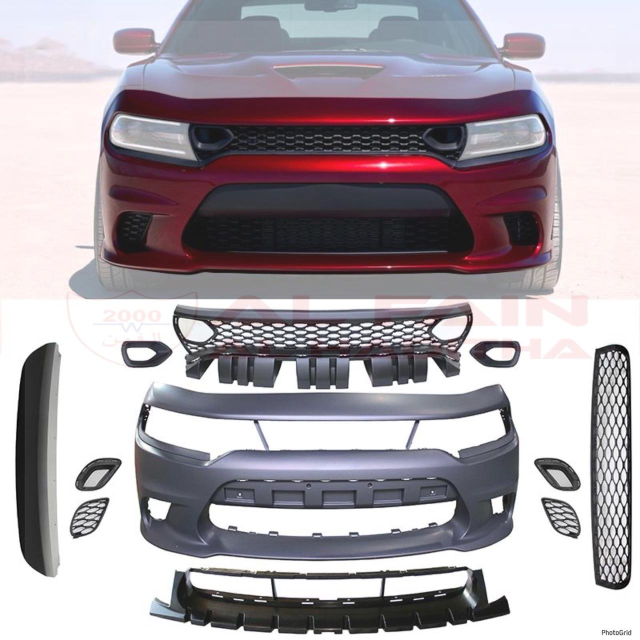Dodge Charger Front Bumper 2015-2023 Plastic Hellcat Style