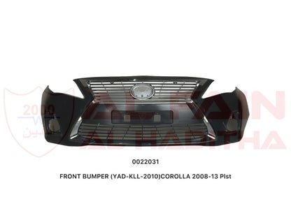 Toyota Corolla Front Bumper 2008-2013 ABS Plastic YAD-KLL-2010