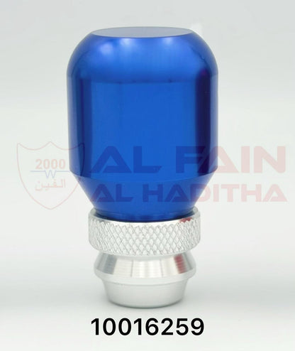 Universal 5-Speed Gear Knob Blue Aluminum