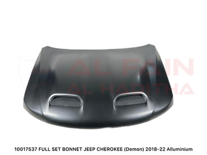 Jeep Cherokee Demon Bonnet Full Set 2018-2022 Aluminum ABS Plastic