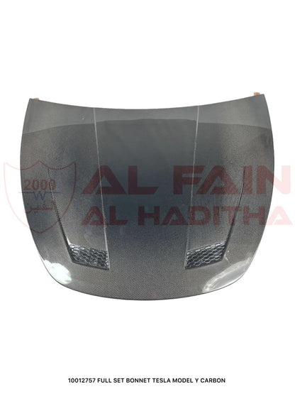 Tesla Model Y Full Set Carbon Fiber Bonnet