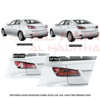 Lexus IS250 IS350 2006-2013 LED Tail Light Red Design 2020
