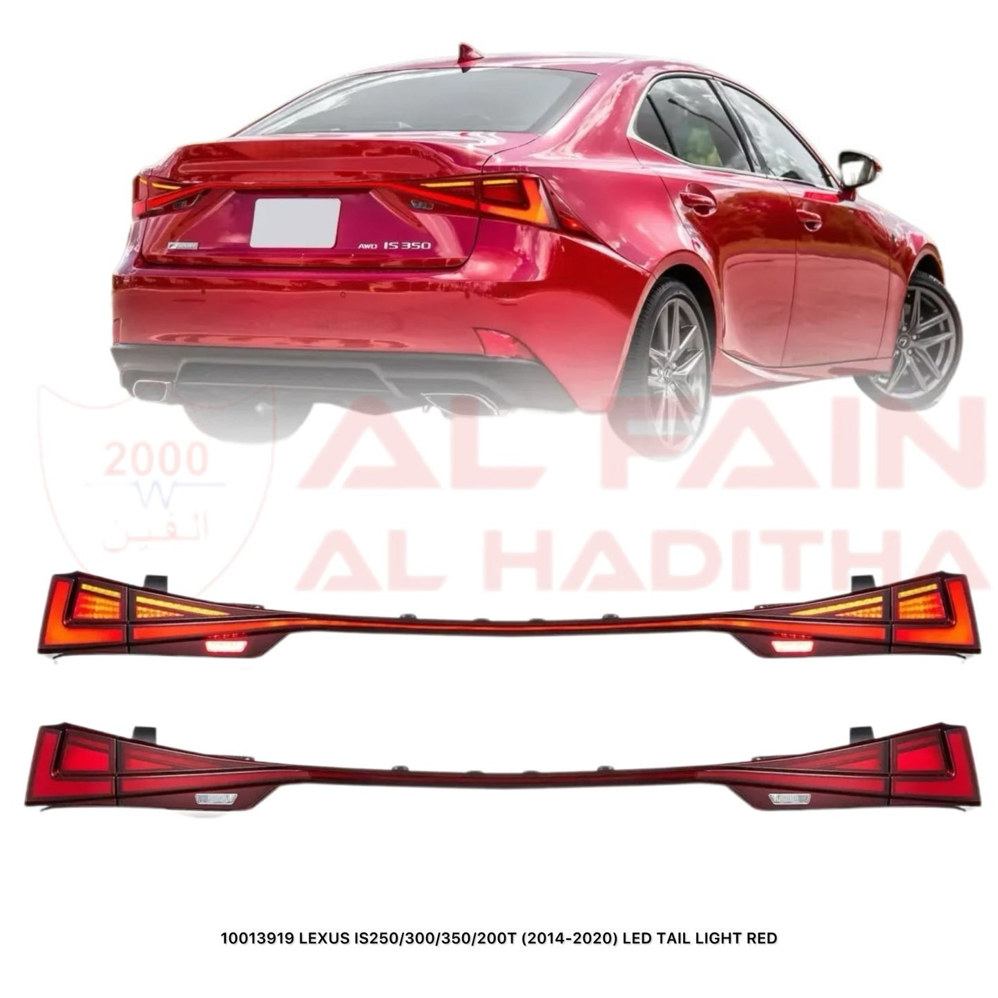 Lexus IS250 IS300 IS350 IS200T 2014-2020 LED Tail Light Red 10013919