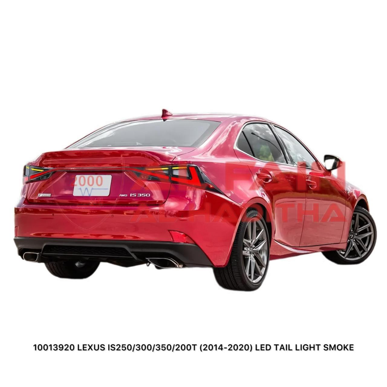 Lexus IS250 IS300 IS350 IS200T 2014-2020 LED Tail Light Smoked