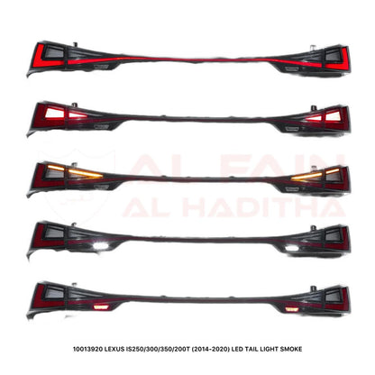 Lexus IS250 IS300 IS350 IS200T 2014-2020 Tail Light Smoke LED