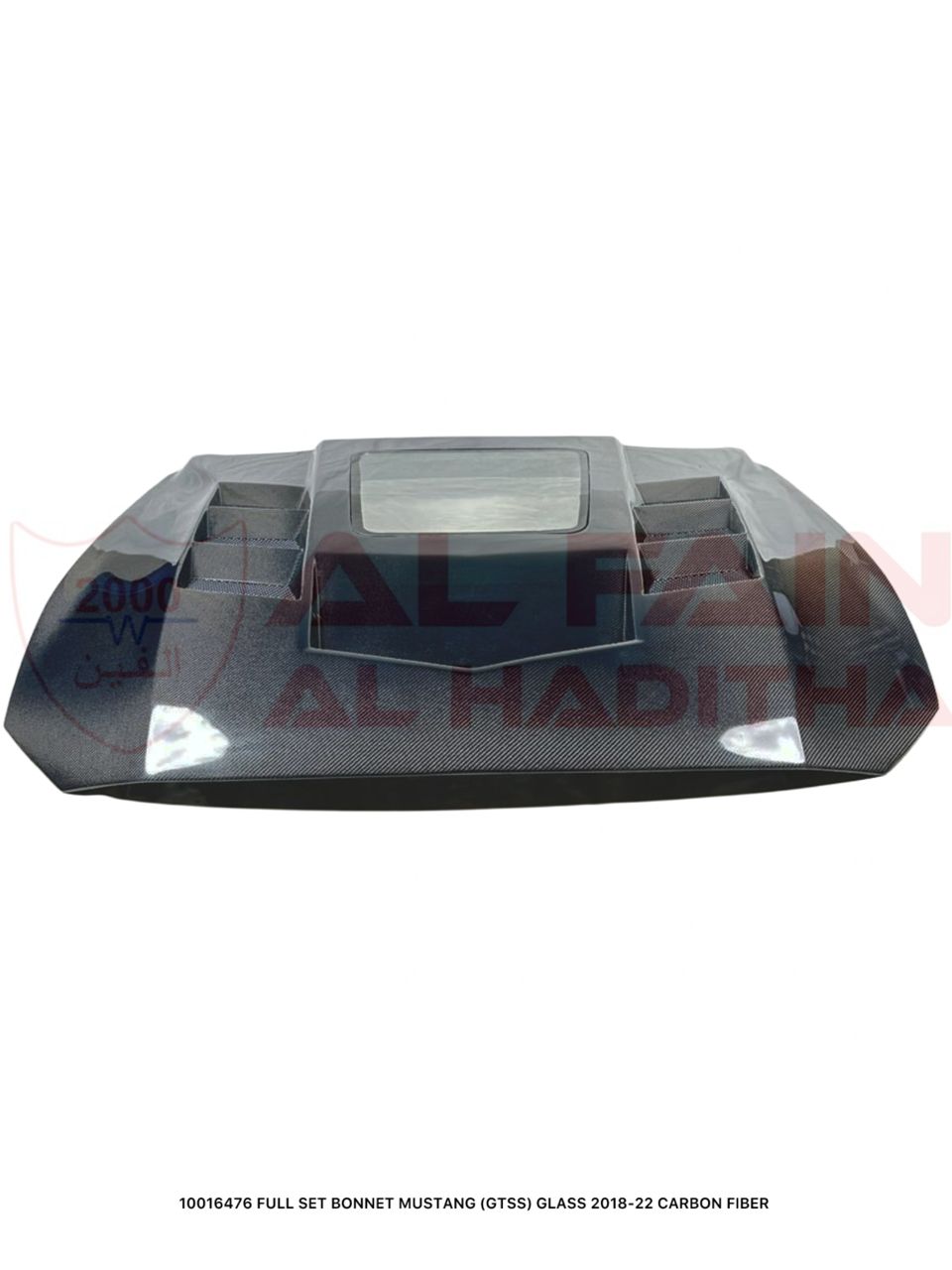 Ford Mustang GTSS Style Carbon Fiber Bonnet With Glass Window 2018-2022