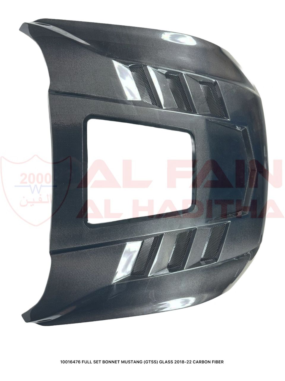 Ford Mustang GTSS Style Carbon Fiber Bonnet With Glass Window 2018-2022
