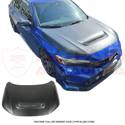 Honda Civic Type R Full Set Steel Bonnet 2021