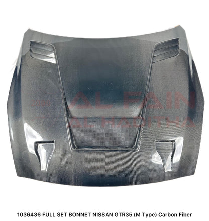 Nissan GT-R R35 M Type Full Set Bonnet Carbon Fiber