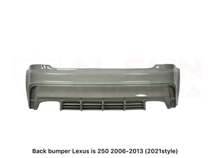 Lexus IS 250 Rear Bumper 2006-2013 2021 Style ABS Plastic