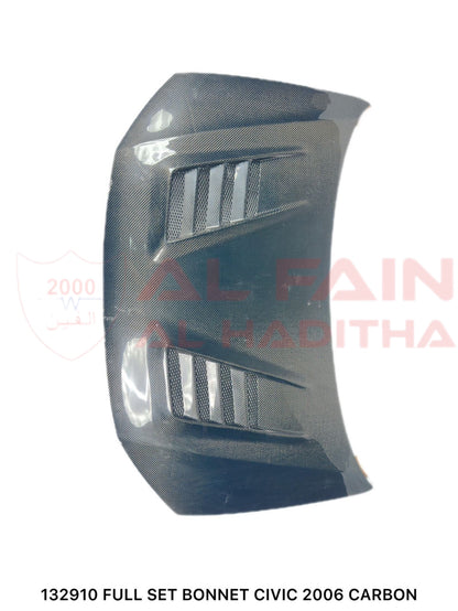 Honda Civic 2006 Full Set Carbon Bonnet 132910