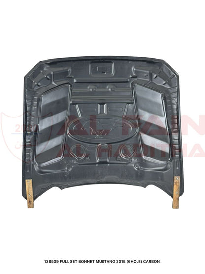 Ford Mustang 2015 Full Set Bonnet Carbon Fiber 6-Hole