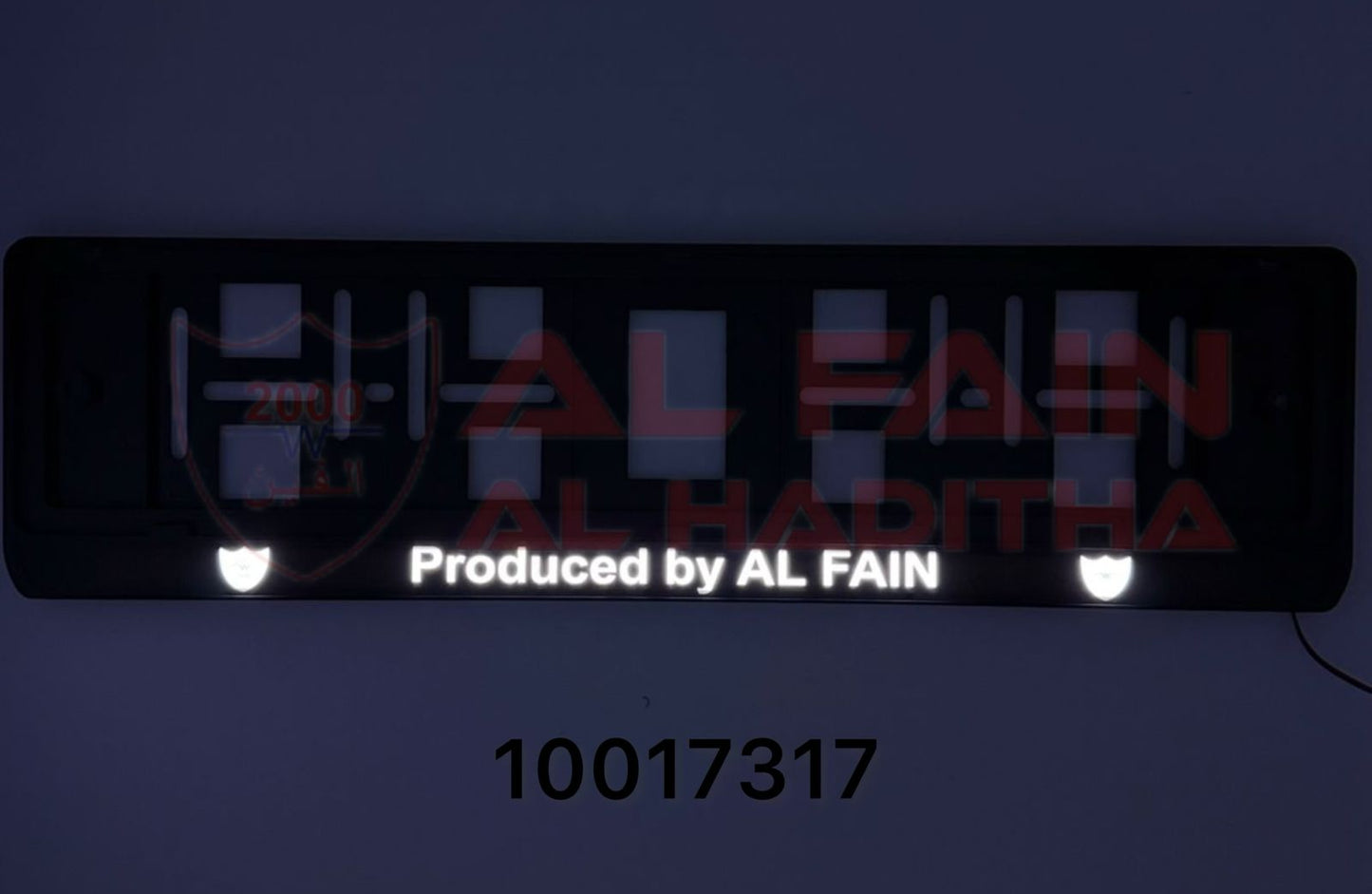 Universal LED Number Plate Holder Frame 10017317