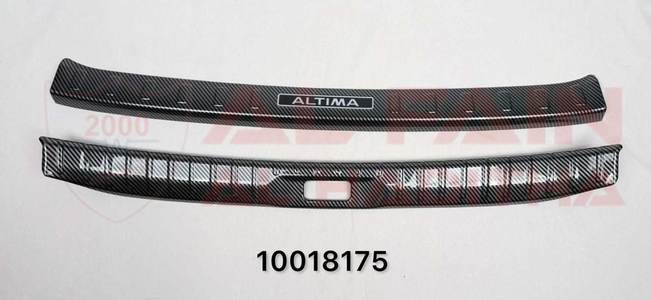 Nissan Altima Rear Bumper Guard Trunk Edge Cover Trim 2019-2025 Carbon Black ABS Plastic