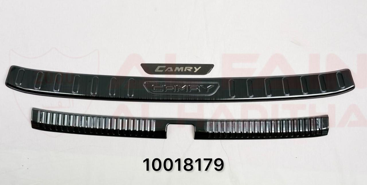 Toyota Camry Rear Bumper Steel Guard Trunk Edge Cover Trim 2018-2023 Black
