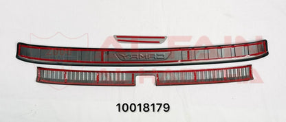 Toyota Camry Rear Bumper Steel Guard Trunk Edge Cover Trim 2018-2023 Black