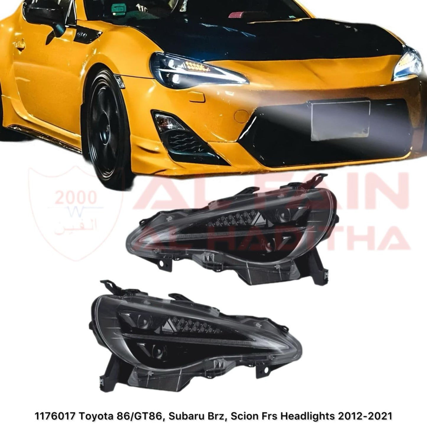 Toyota GT86 Subaru BRZ Scion FR-S 2012-2021 Headlight Assembly