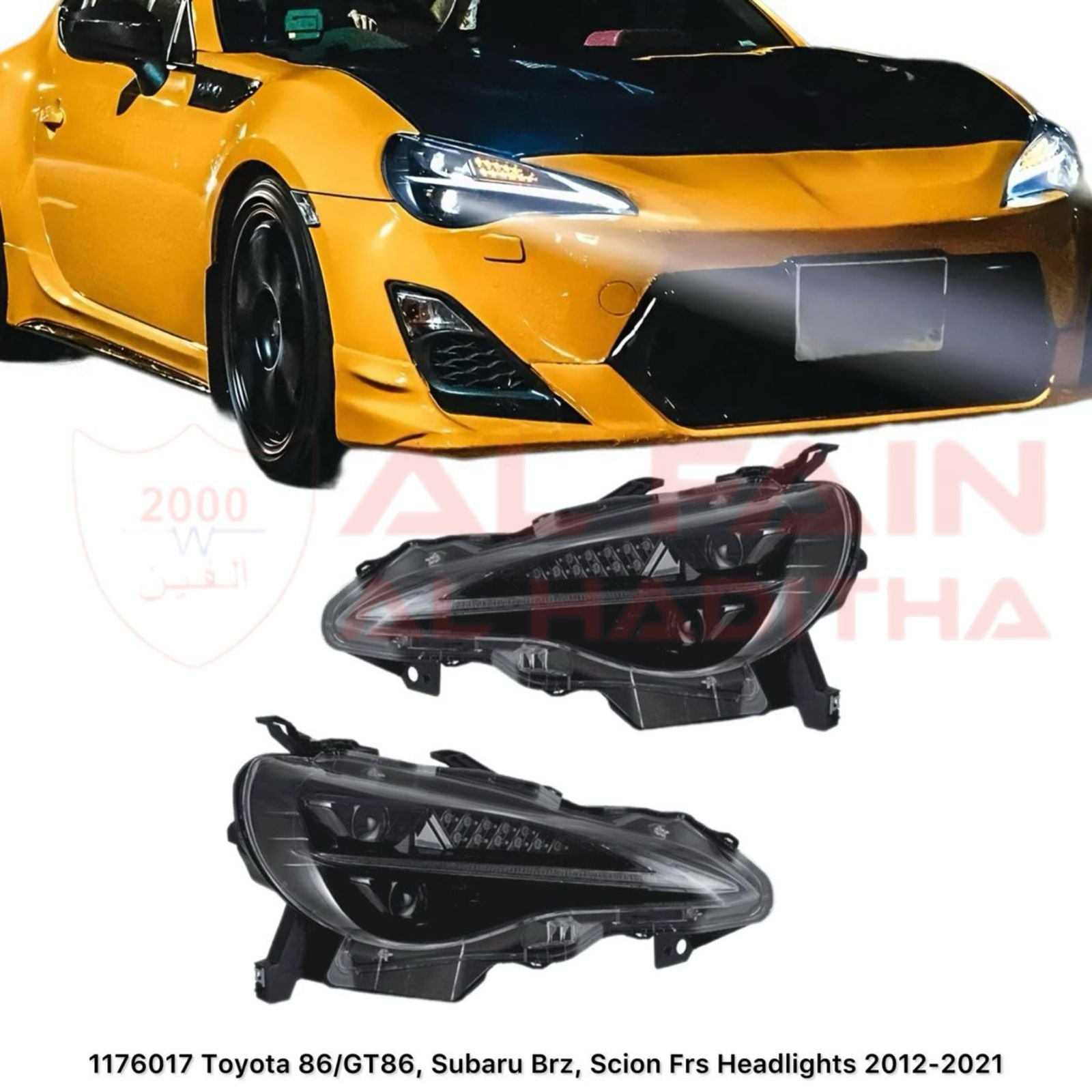 Toyota GT86 Subaru BRZ Scion FR-S 2012-2021 Headlight Assembly