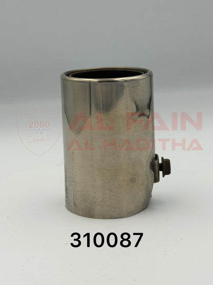 Universal Car Muffler Gray Stainless Steel Performance Exhaust