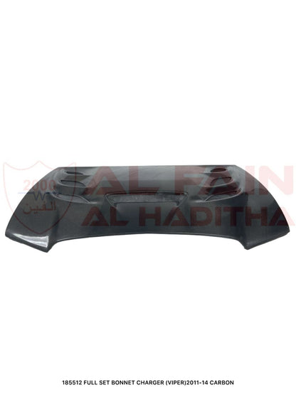 Dodge Charger 2011-2014 Full Carbon Fiber Bonnet Viper Style