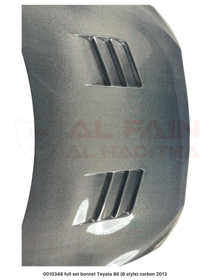 Toyota 86 Carbon Fiber Bonnet B Style 2012-2021