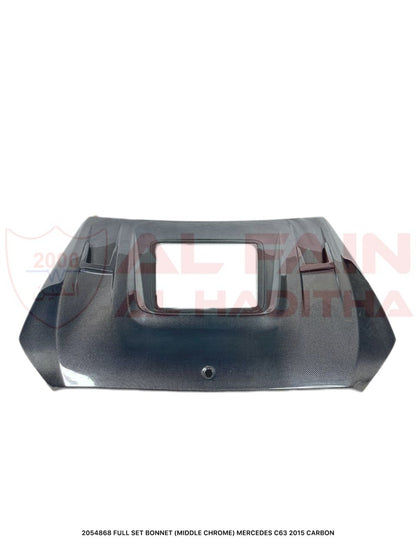 Mercedes C63 Carbon Fiber Bonnet 2015 Middle Chrome