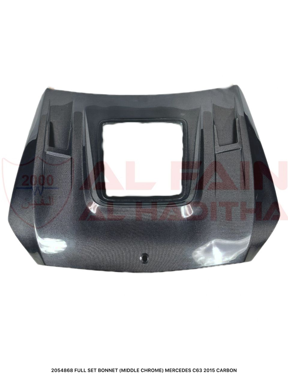 Mercedes C63 Carbon Fiber Bonnet 2015 Middle Chrome